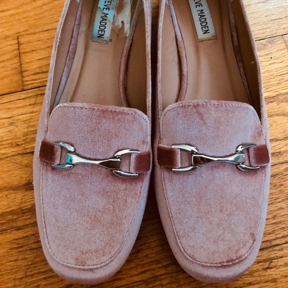 Steve Madden Pawly velvet loafers